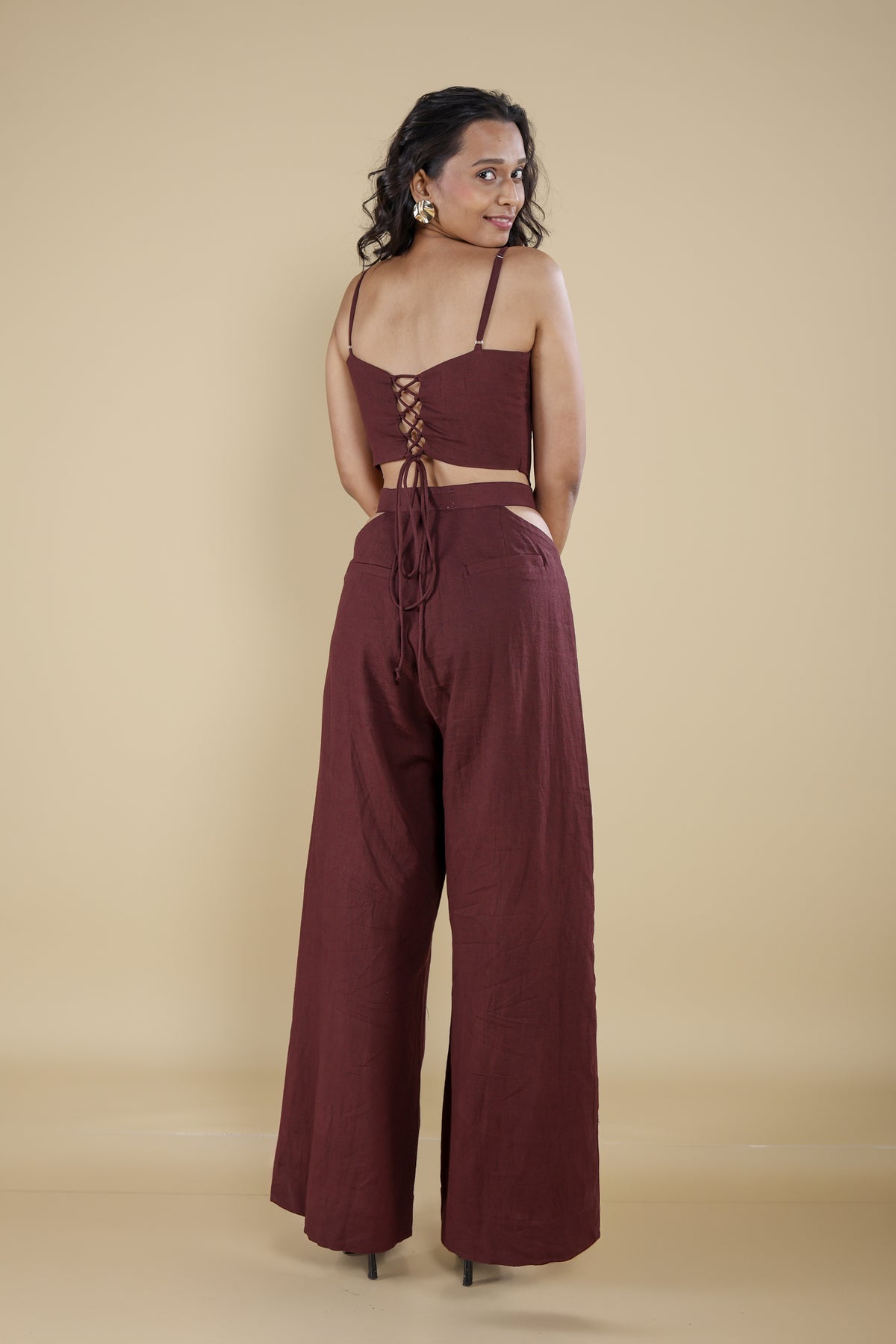 Merlot Corset Co-ord Set