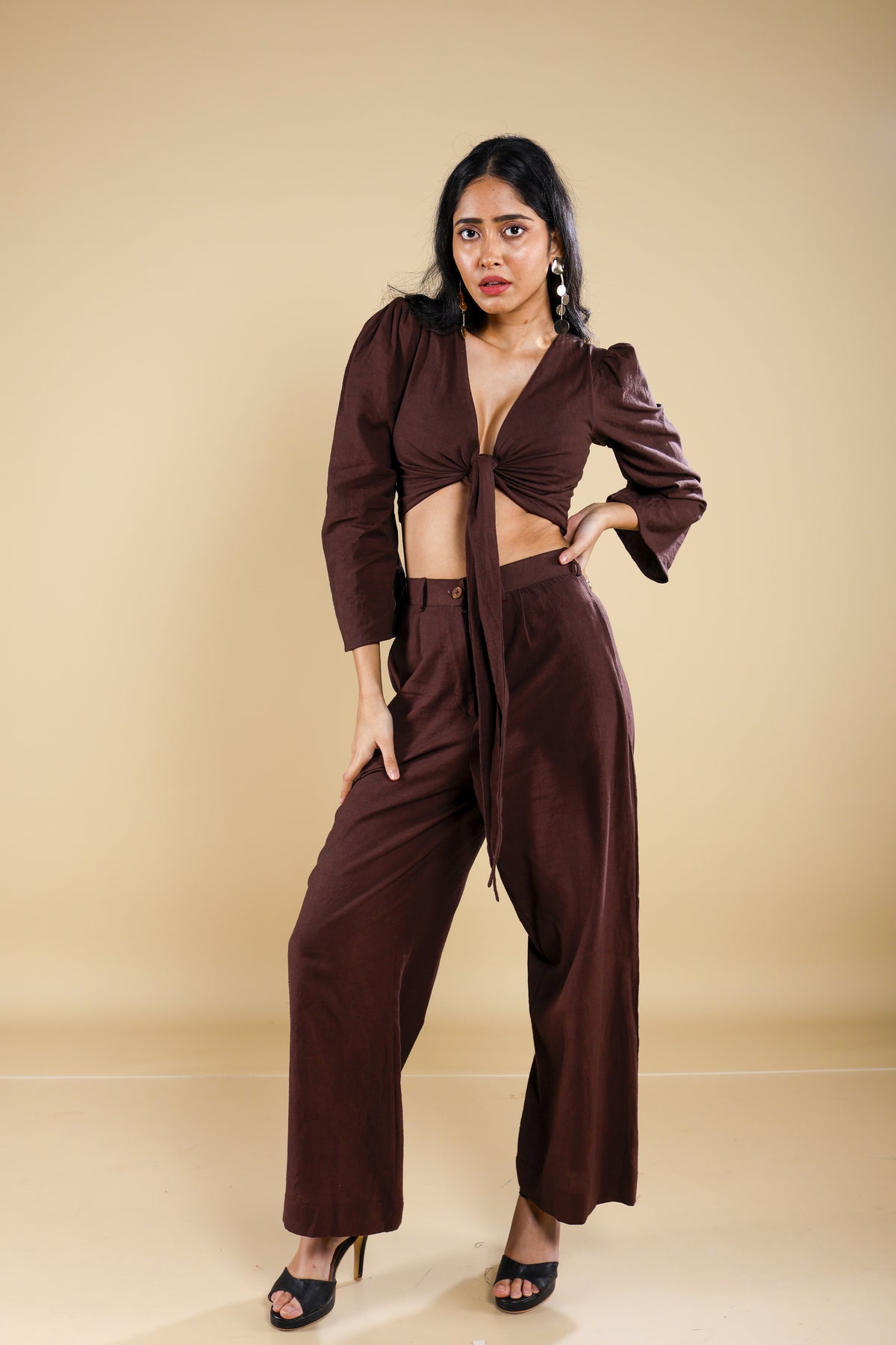 Mocha Tie Co-ord Set