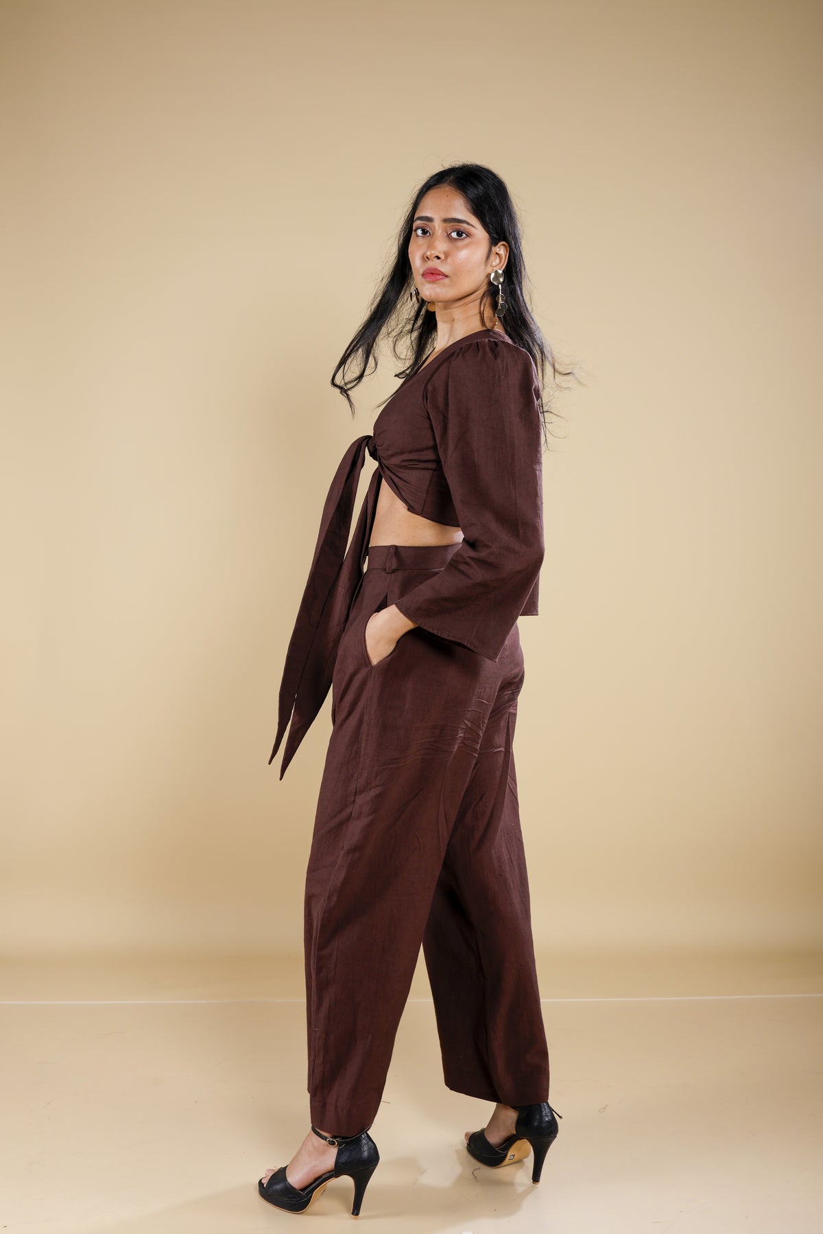 Mocha Tie Co-ord Set
