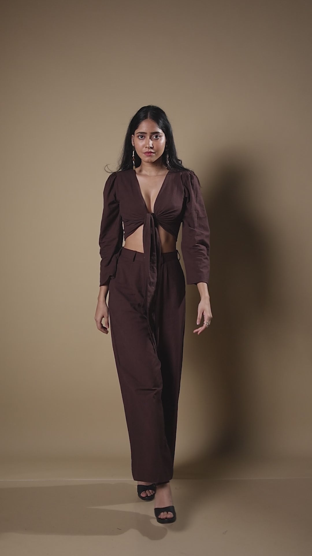 Mocha Tie Co-ord Set
