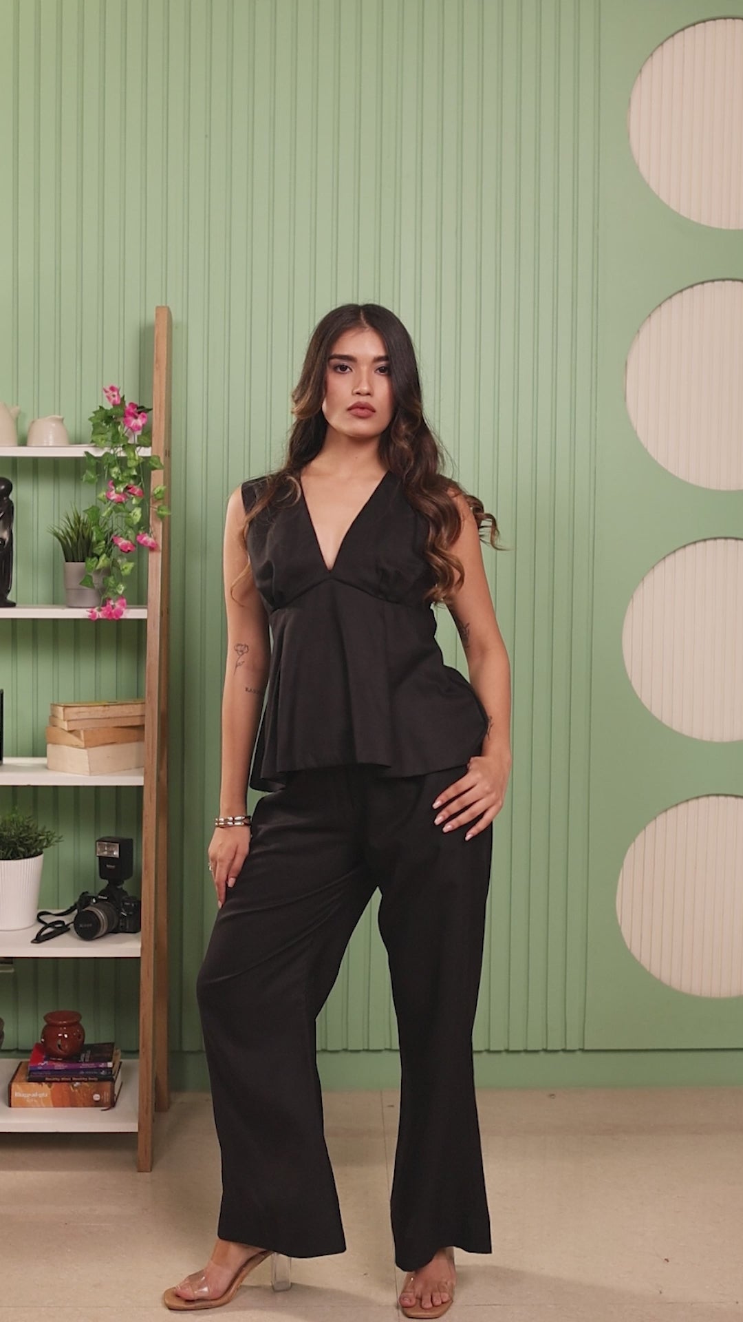 Black Midnight Muse Co-ord Set
